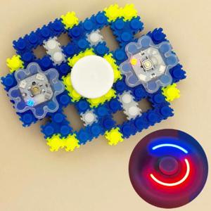 아트박스/오렌지이몰 끼우기블럭 LED 피젯 스피너 5