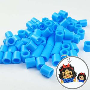젤리빅비즈 공예 단품 하늘색 100P 컬러 유아