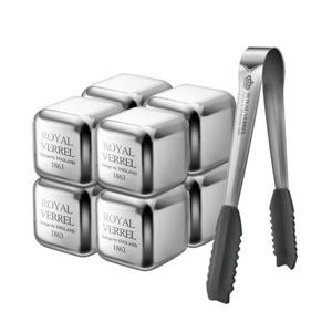 로얄버렐타이디 녹지 않는 304스텐 아이스큐브 8구