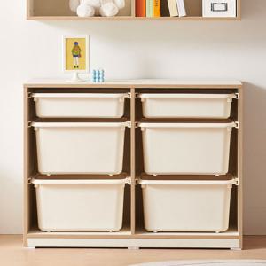 키미 3단 장난감 정리함 아기 키즈 수납장 정리대 수납함 보관함 (착불)