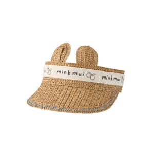 [밍크뮤] 밍크뮤ch 스티치포인트왕골썬캡 백일돌유아베이비어린이모자 (3631480601) 3631480601