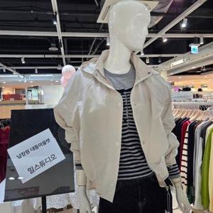 밀스튜디오 DP02 밑단포인트스트링 후드바람막이점퍼 LS4JPS104