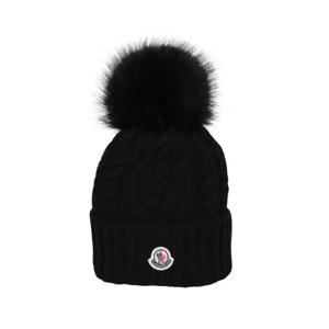 몽클레어 폼폼 캐시미어 울 비니 블랙 3B00085M1127999