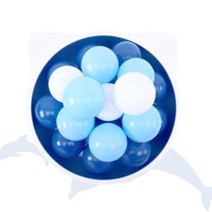 생일선물 유아 아기 놀이 선물 볼풀공 오션블루볼 약 85mm 80개