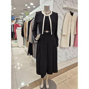 [미니멈]라인배색 자켓 원피스 셋트 M1AGWO1930