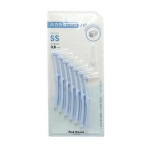 치간세정기 덴탈 치간칫솔 L형 (SS) 치석제거 구취예방 7P 0.8mm