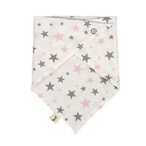 침받이 국내제작 이중거즈 핑크스타 턱받이 스카프빕 순면