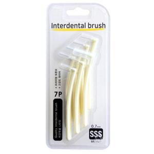 제거 덴탈 치간칫솔 L형 (SSS) 7p 0.7mm