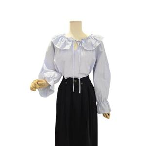 [에이비에프지] ab.f.z  넥 프릴  리본 블라우스 (AEZ2HB36) AEZ2HB36