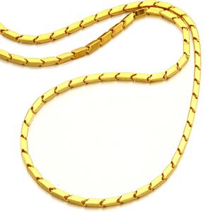 [골드리카]순금 사각체인 목걸이 37.5g+18K장식(1)