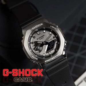 지샥 G-SHOCK 패션시계 우레탄 메탈 전자 손목시계 GM-2100-1A