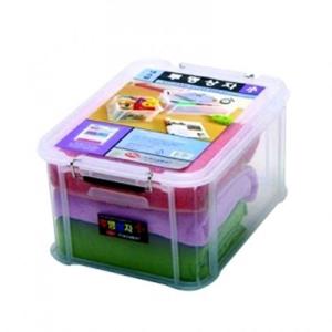 옷 보관함 다용도 리빙박스 투명상자 1호 리빙박스