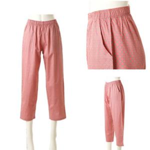 [비너스 란제리] 마름모나염 순면 80수 여자 잠옷바지 VPA451WPK 순면 잠옷바지 얇은면 잠옷바지 여성 파자마바지 VPA451WPK000