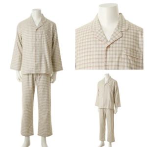 [비너스 란제리] 따뜻한 면기모 프리미엄 남자잠옷 VPA4501MR 남성겨울잠옷 고급 남자기모파자마 남자보온잠옷 VPA4501MR000