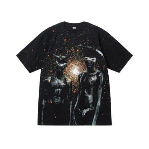 스투시 블랙 스타 티셔츠 블랙 3903790