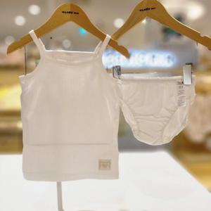 [오가닉맘] 아동 이노 여아 끈런닝 팬티 2종세트 (MIRUUR02S) FIRUUS02