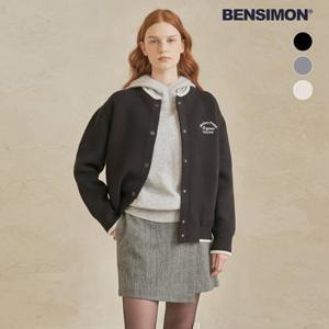 [벤시몽] 여성 더블 니트 보머 자켓 4종 택일