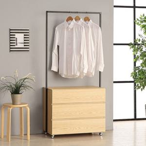 G5173 3단 서랍행거 800 3colors