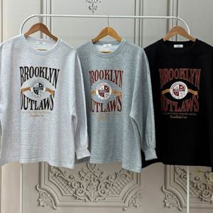 나야홍 / 빅사이즈티 V844L512 부르클린라운드티셔츠 NM