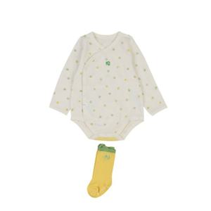 [에뜨와]레브배내수트양말SET 07T117/출산선물,신생아선물, 백일선물,바디수트,말띠