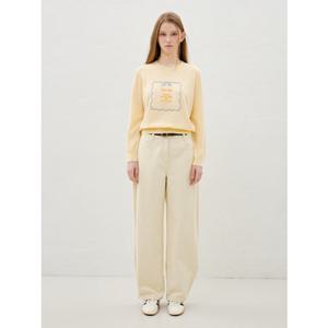 [올리브데올리브] 밑단 돗또 커브드 컬러 데님 팬츠 OE6SL177 OE6SL177