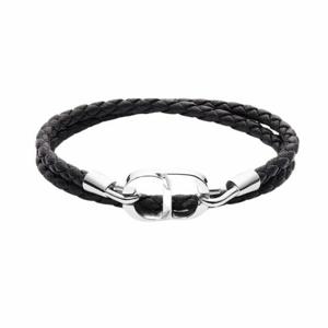 (명품) 디올 CD Icon 브레이드 가죽 팔찌 B19