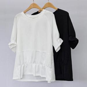 빅사이즈절개티 S243L407 케이라운드프릴스판티 NB