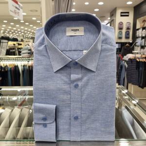 [레노마셔츠]카치온 솔리드 슬림핏 긴소매RPSSL0507BU_GN