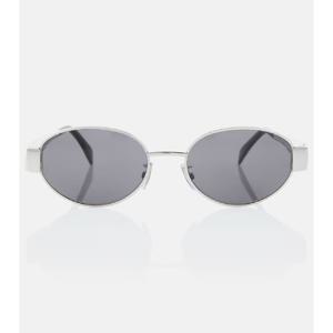 셀린느 Triomphe 오벌 메탈 선글라스 P00679998