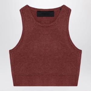 피어오브갓 민소매 티셔츠 192BT247226FW CR BURGUNDY