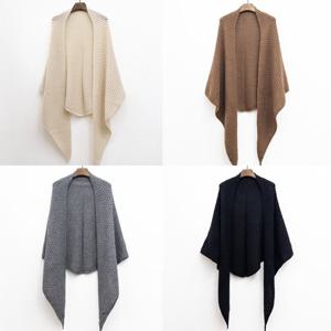 나야홍 / 빅사이즈아우터 V486L512 걸치기편한숄가디건 LT