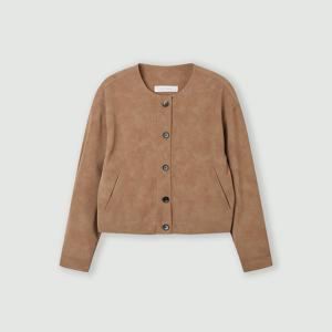 [코인코즈][정가159,000원]라운드 스웨이드 자켓_CC5AJ104