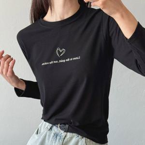 나야홍 / 아이우먼 하트보이스스판티셔츠 NMX050M601 빅사이즈