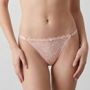 [엠포리오 아르마니 언더웨어]나일론 플로럴 레이스 스트랩 여성 티팬티 0826110502