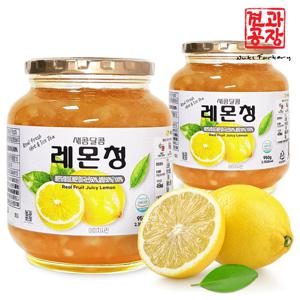 새콤달콤 레몬청 950g 2병