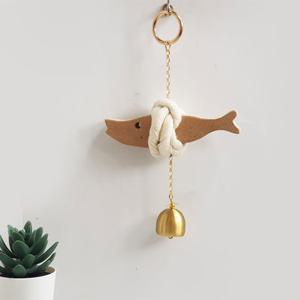 액막이소품 출입문종 도어벨 명태 북어 명주실 현관종 미니 풍경