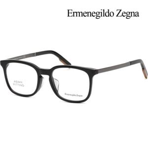 [룩플러스]제냐 안경테 EZ5143F 001 명품 사각 남자 뿔테 아시안