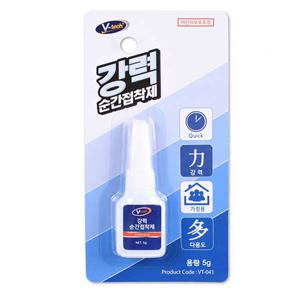 VT-041 강력 순간접착제 5g 가정용 다용도 강력접착제