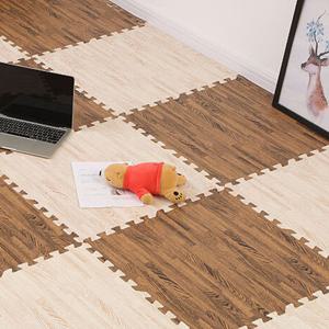 OMT EVA 우드무늬 퍼즐매트 30x30 놀이방매트 안전매트 층간소음방지 유아 애견 미끄럼방지