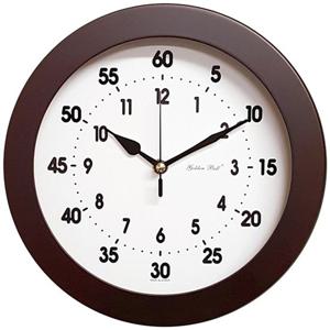 GB4842 어린이 교육용 무소음 벽시계 24cm 브라
