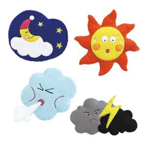 MC1189 토독손가락 인형 날씨 역할놀이