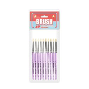 어썸페인팅 AP 스텐실 붓 STICK 0호 10개입 (