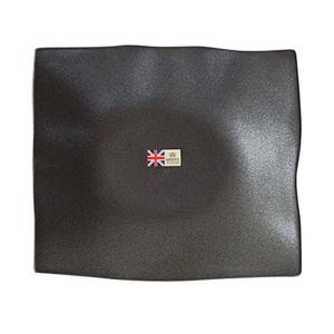 이천도자기 펄블랙 방패모양 사각접시 26cm 그릇 식기 도기식기 사각접시 사각식기 도자기접시 스톤웨어 디