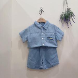 치크 sh06 남아 데님 상하세트 CKRT2542B