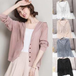 여리여리 후드 니트 가디건 HH-B120