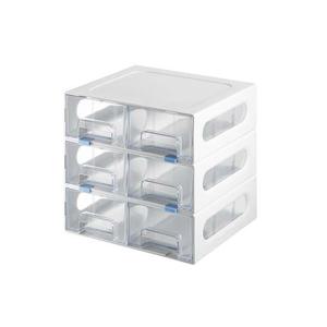 시스맥스 마이 멀티박스 서랍형 중6단 수납 정리함 멀티박스 중형수납함 수납정리함 투명서랍장 물건정리 수납박스 서랍형정리용품 플라스틱서랍장