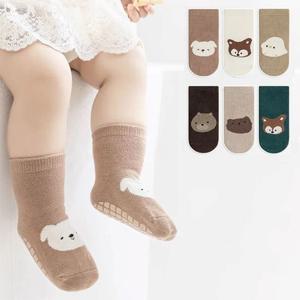 [조이멀티]웜톤애니멀 남아여아 미끄럼방지양말 6종세트 206014