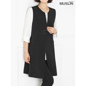[모슬린]엄마옷 C장식 모던 롱 조끼 515FGH745 마담/중년여성/빅