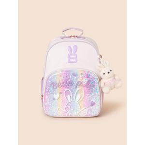 [빈폴키즈]투명몰드 빙키 책가방 라이트 퍼플
