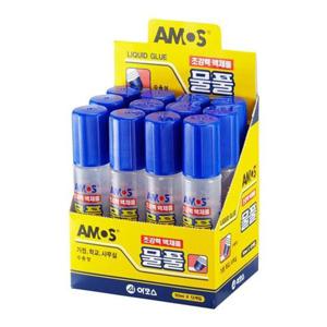 아모스 물풀 50ml 12개입 1박스 액체괴물만들기 물풀